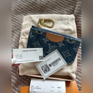 Louis Vuitton Denim Key Pouch